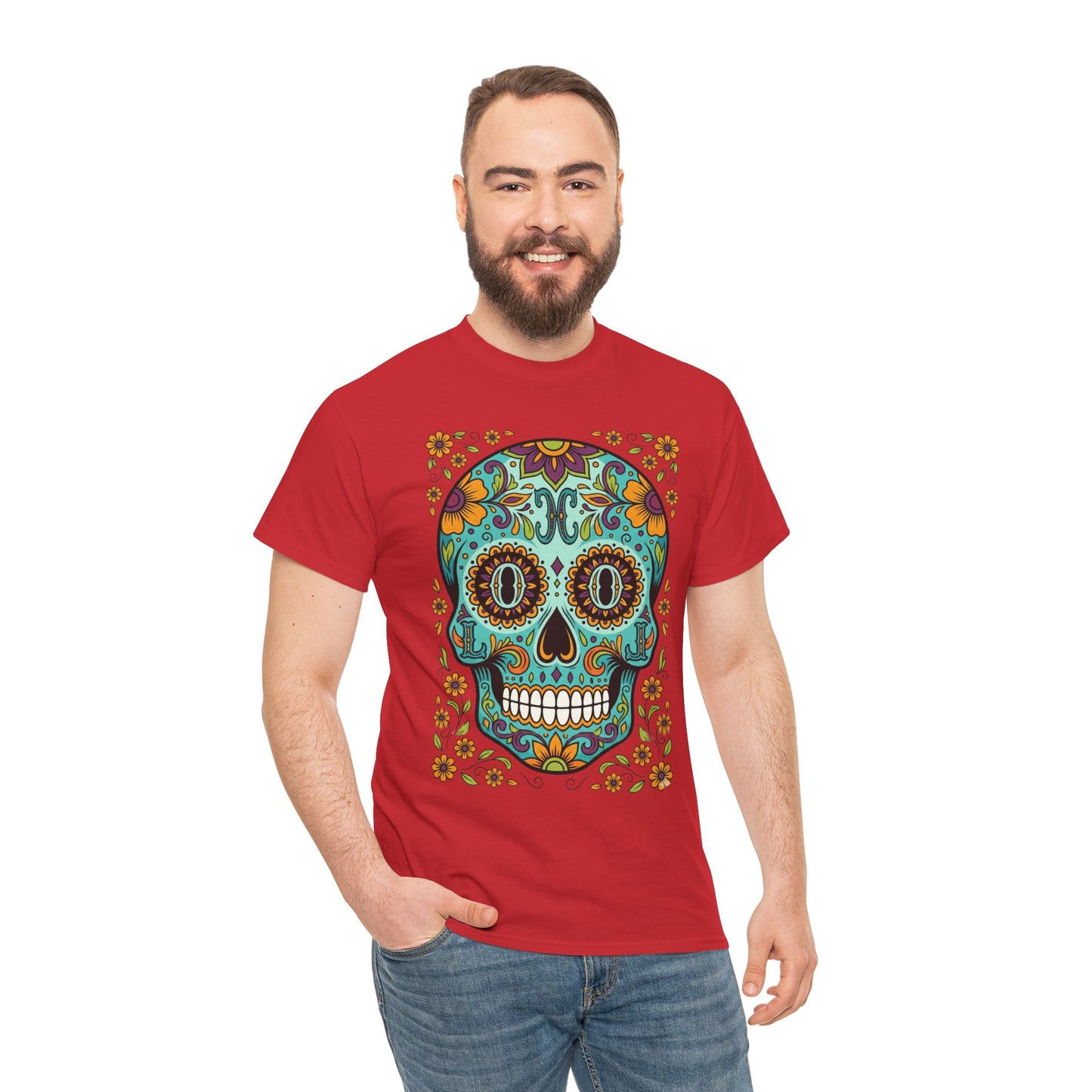 Mexican Loco Skull T‑Shirt — "Loco" Day of the Dead Graphic Tee