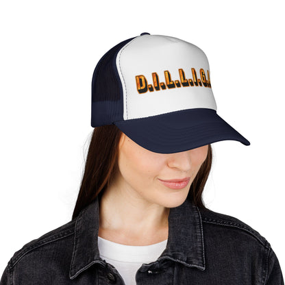D.I.L.L.I.G.A.F. Trucker Cap — Bold Casual Mesh Back Hat for Everyday Wear