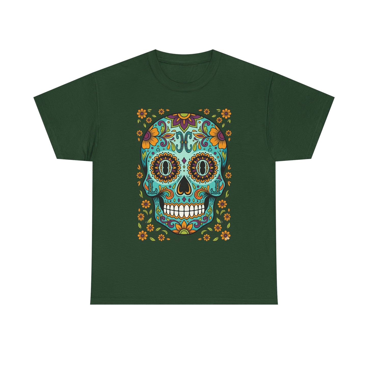 Mexican Loco Skull T‑Shirt — "Loco" Day of the Dead Graphic Tee