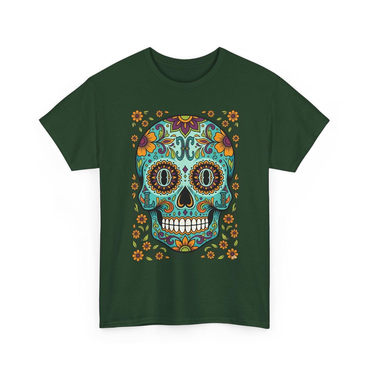 Mexican Loco Skull T‑Shirt — "Loco" Day of the Dead Graphic Tee