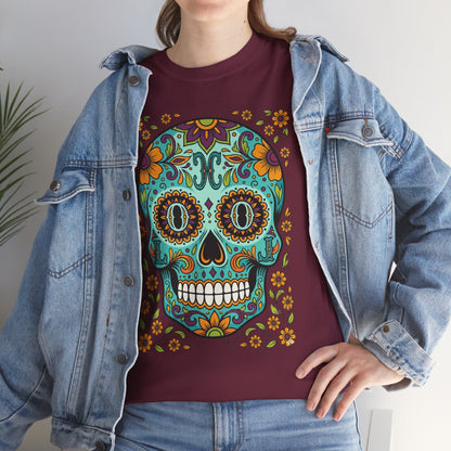 Mexican Loco Skull T‑Shirt — "Loco" Day of the Dead Graphic Tee