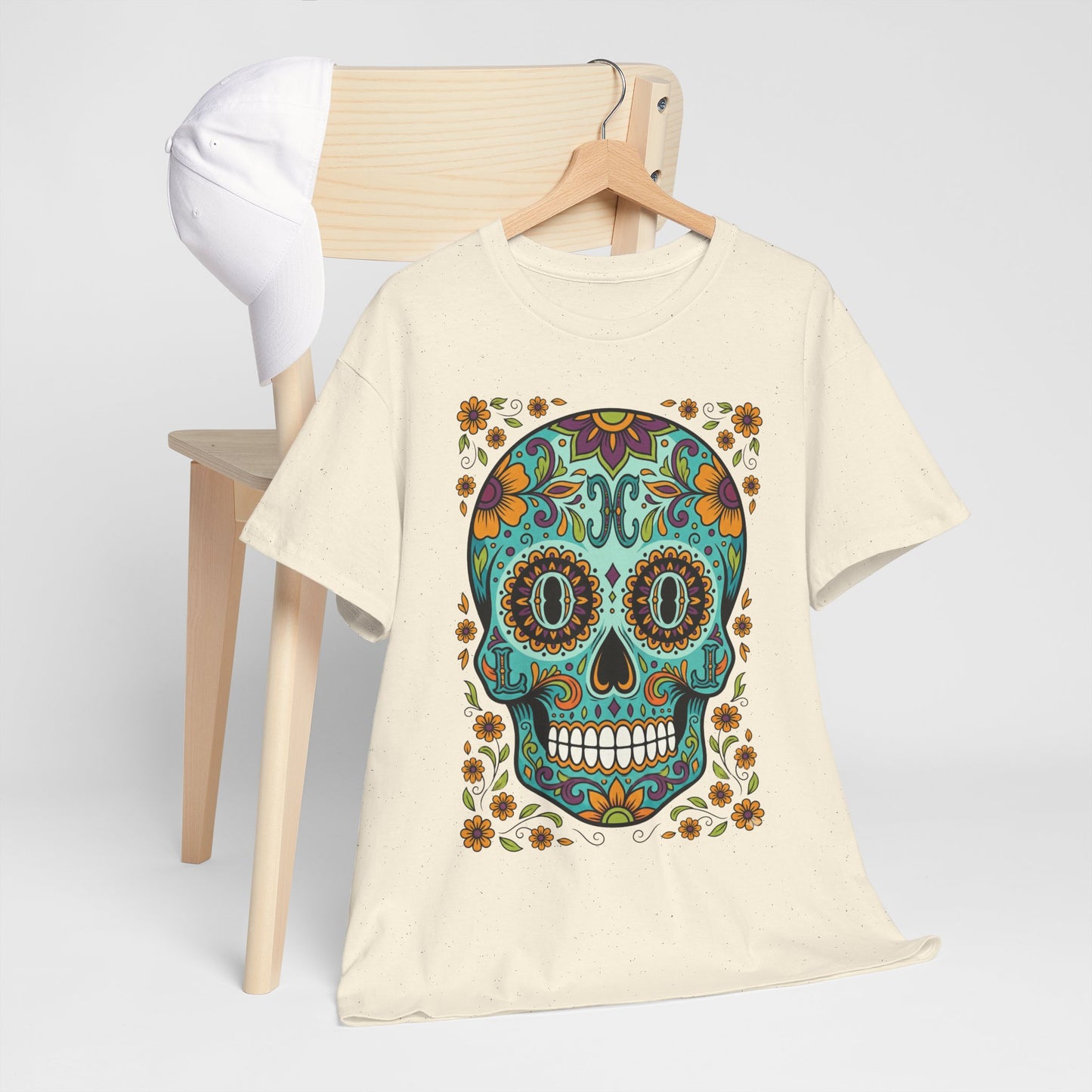 Mexican Loco Skull T‑Shirt — "Loco" Day of the Dead Graphic Tee