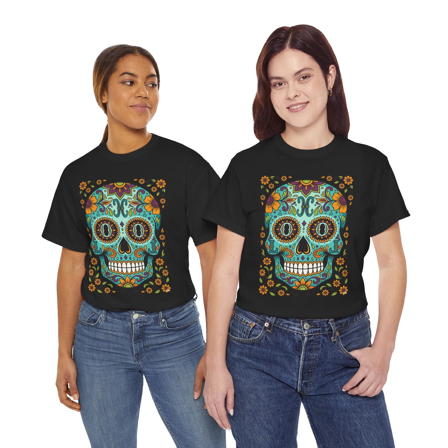 Mexican Loco Skull T‑Shirt — "Loco" Day of the Dead Graphic Tee