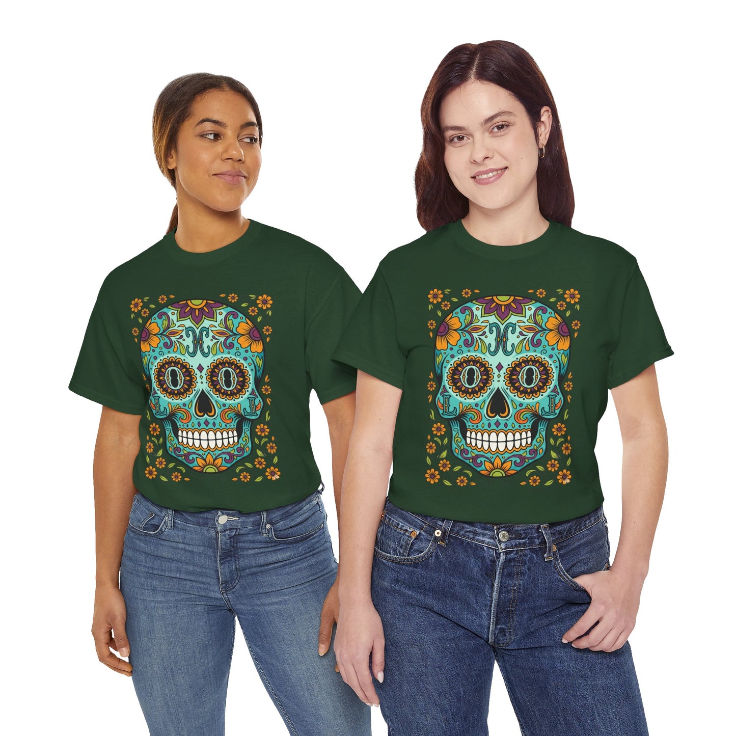 Mexican Loco Skull T‑Shirt — "Loco" Day of the Dead Graphic Tee