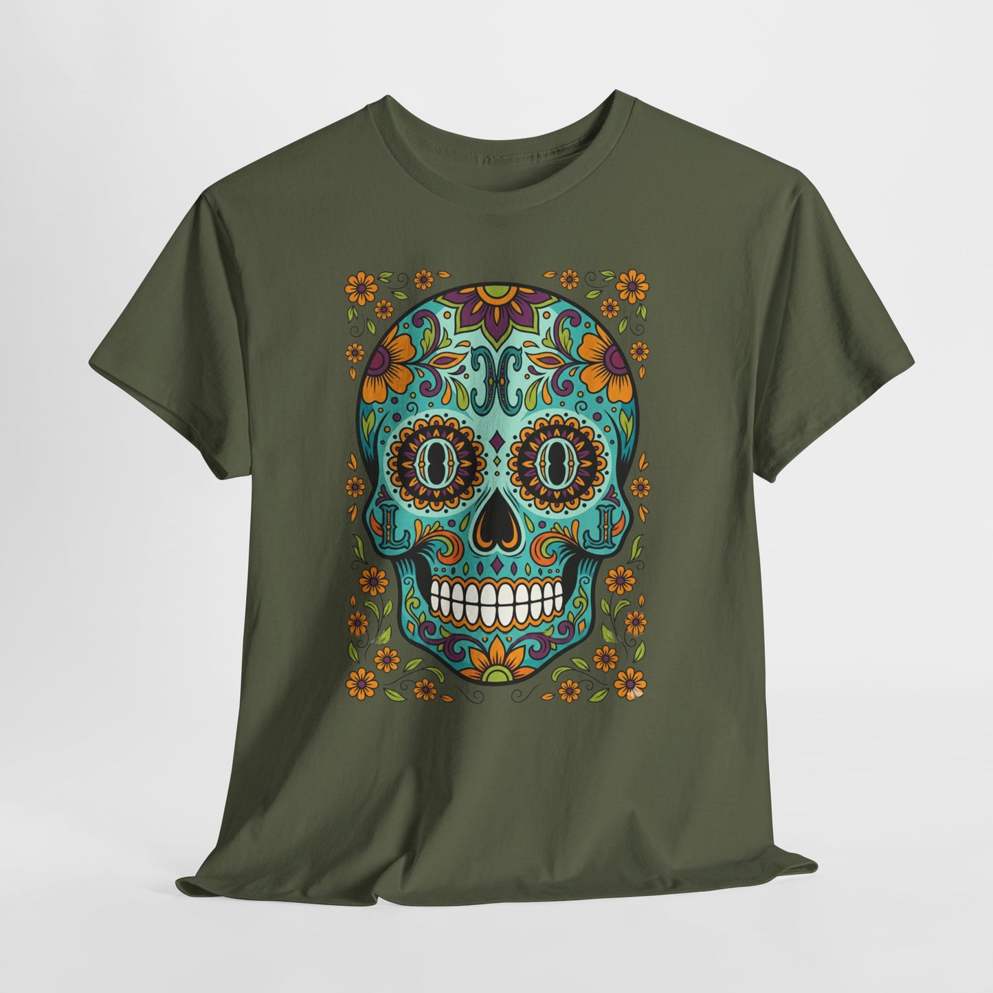 Mexican Loco Skull T‑Shirt — "Loco" Day of the Dead Graphic Tee