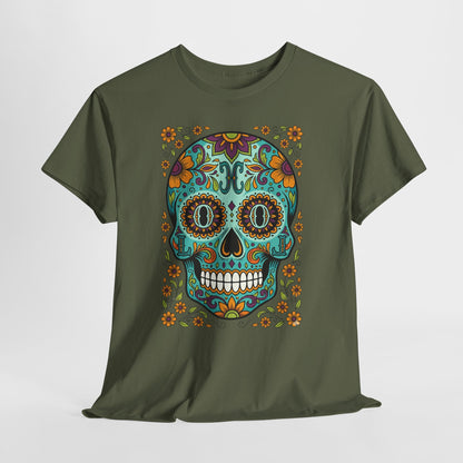 Mexican Loco Skull T‑Shirt — "Loco" Day of the Dead Graphic Tee