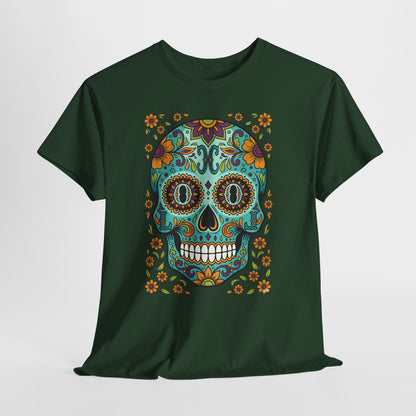 Mexican Loco Skull T‑Shirt — "Loco" Day of the Dead Graphic Tee