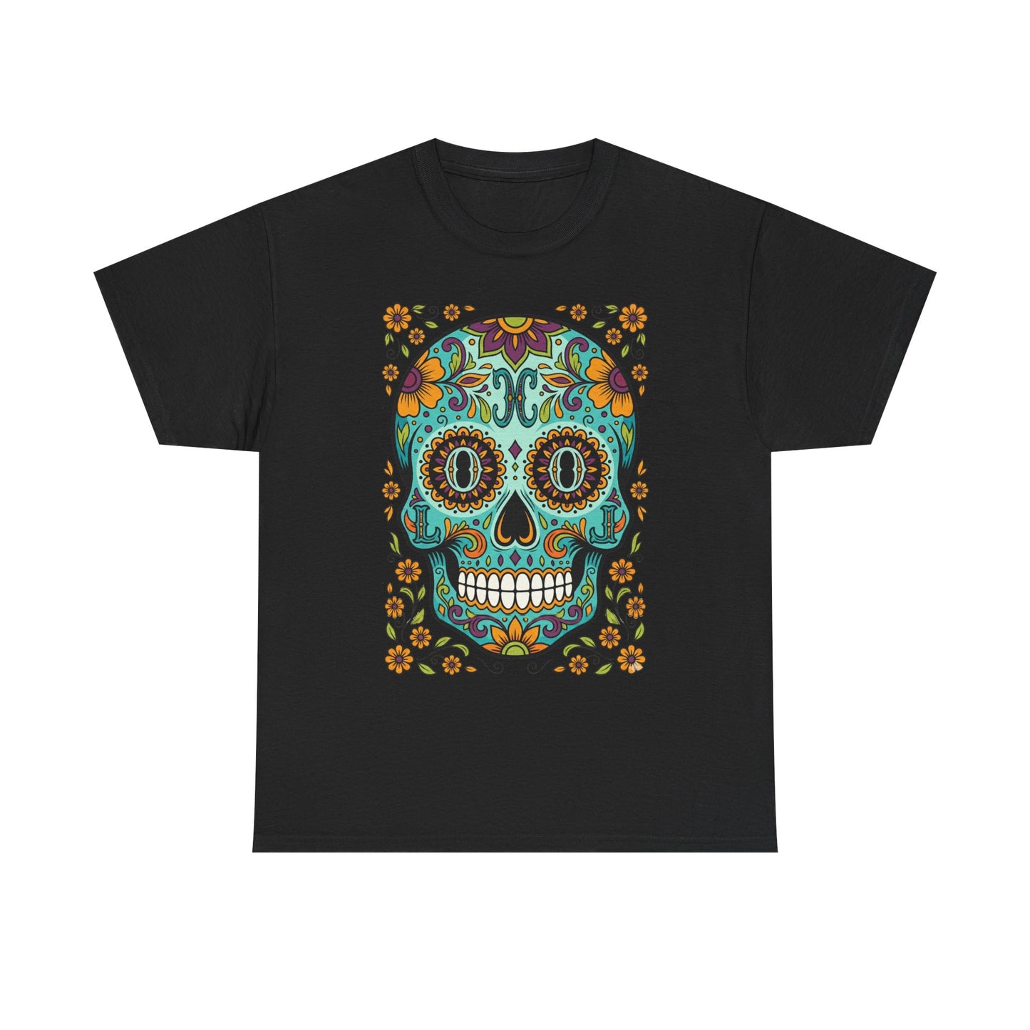 Mexican Loco Skull T‑Shirt — "Loco" Day of the Dead Graphic Tee