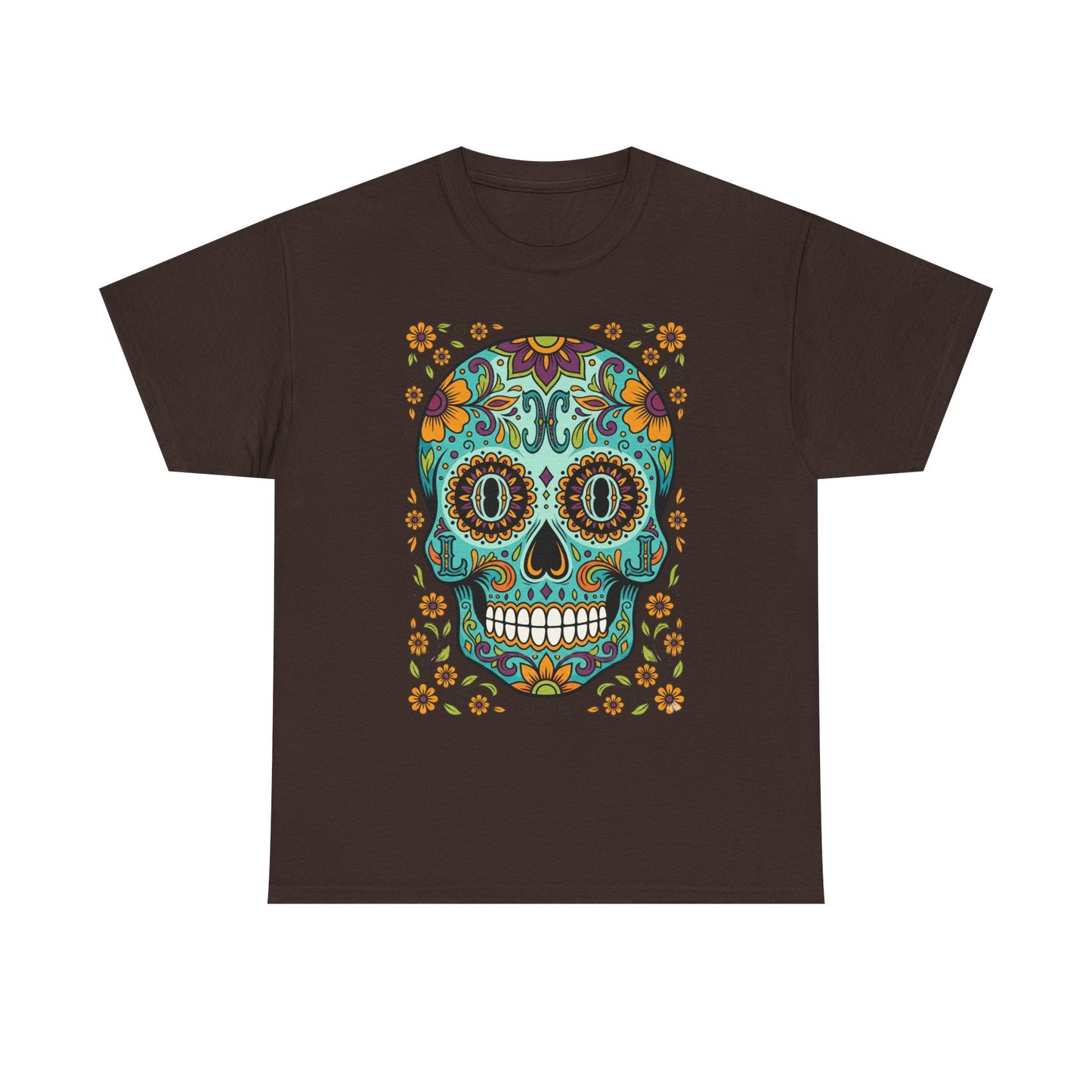 Mexican Loco Skull T‑Shirt — "Loco" Day of the Dead Graphic Tee