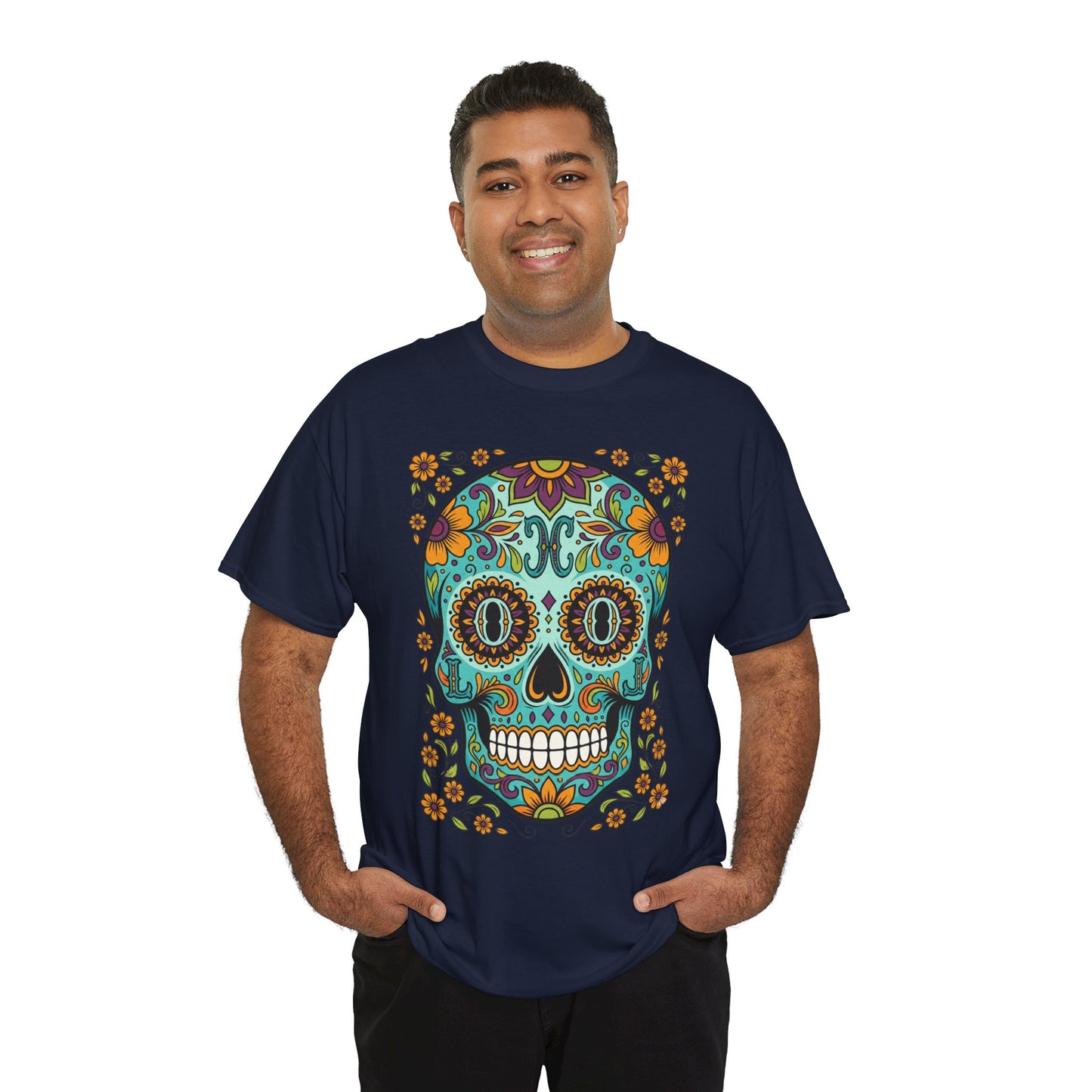 Mexican Loco Skull T‑Shirt — "Loco" Day of the Dead Graphic Tee