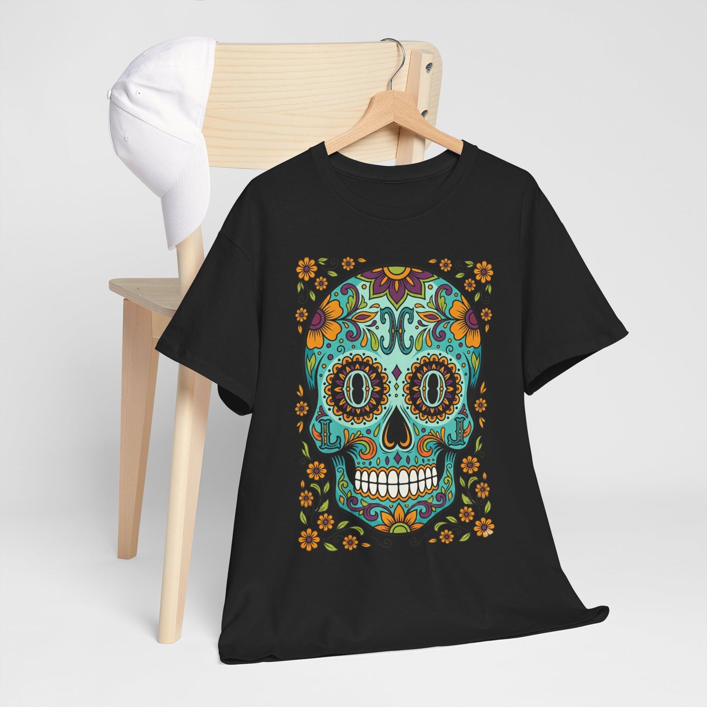 Mexican Loco Skull T‑Shirt — "Loco" Day of the Dead Graphic Tee