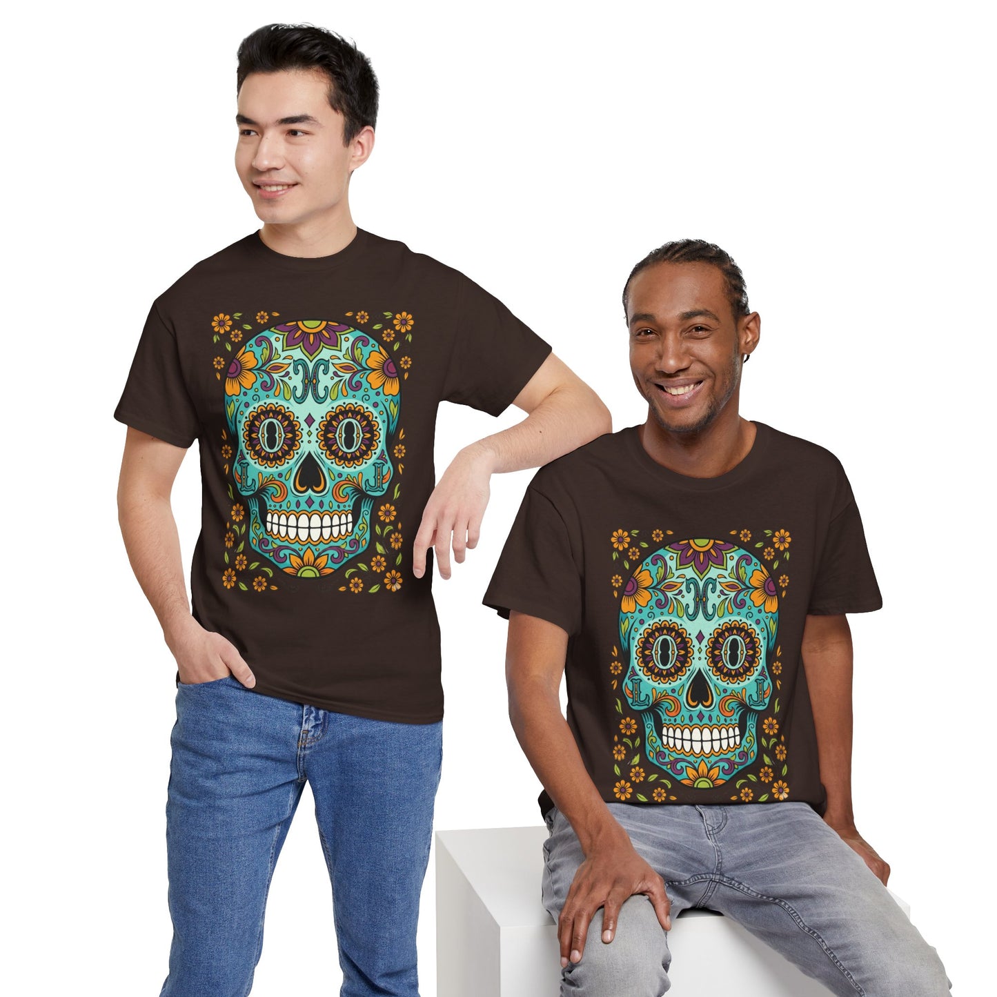 Mexican Loco Skull T‑Shirt — "Loco" Day of the Dead Graphic Tee