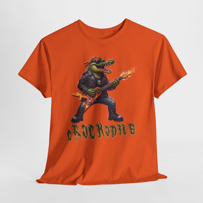 Crocodile Rock Guitar Tee — Vintage Rock Alligator Graphic T-Shirt
