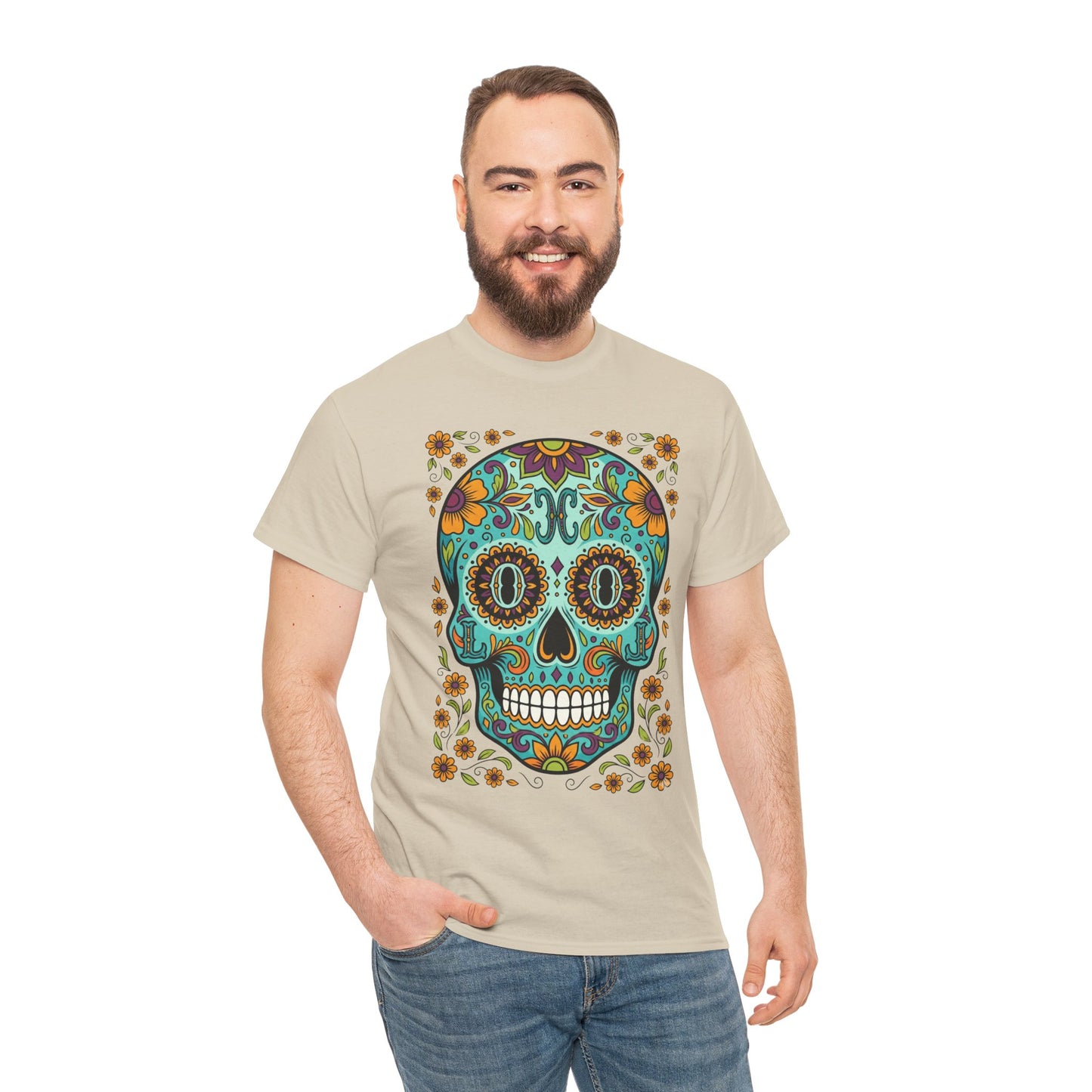 Mexican Loco Skull T‑Shirt — "Loco" Day of the Dead Graphic Tee