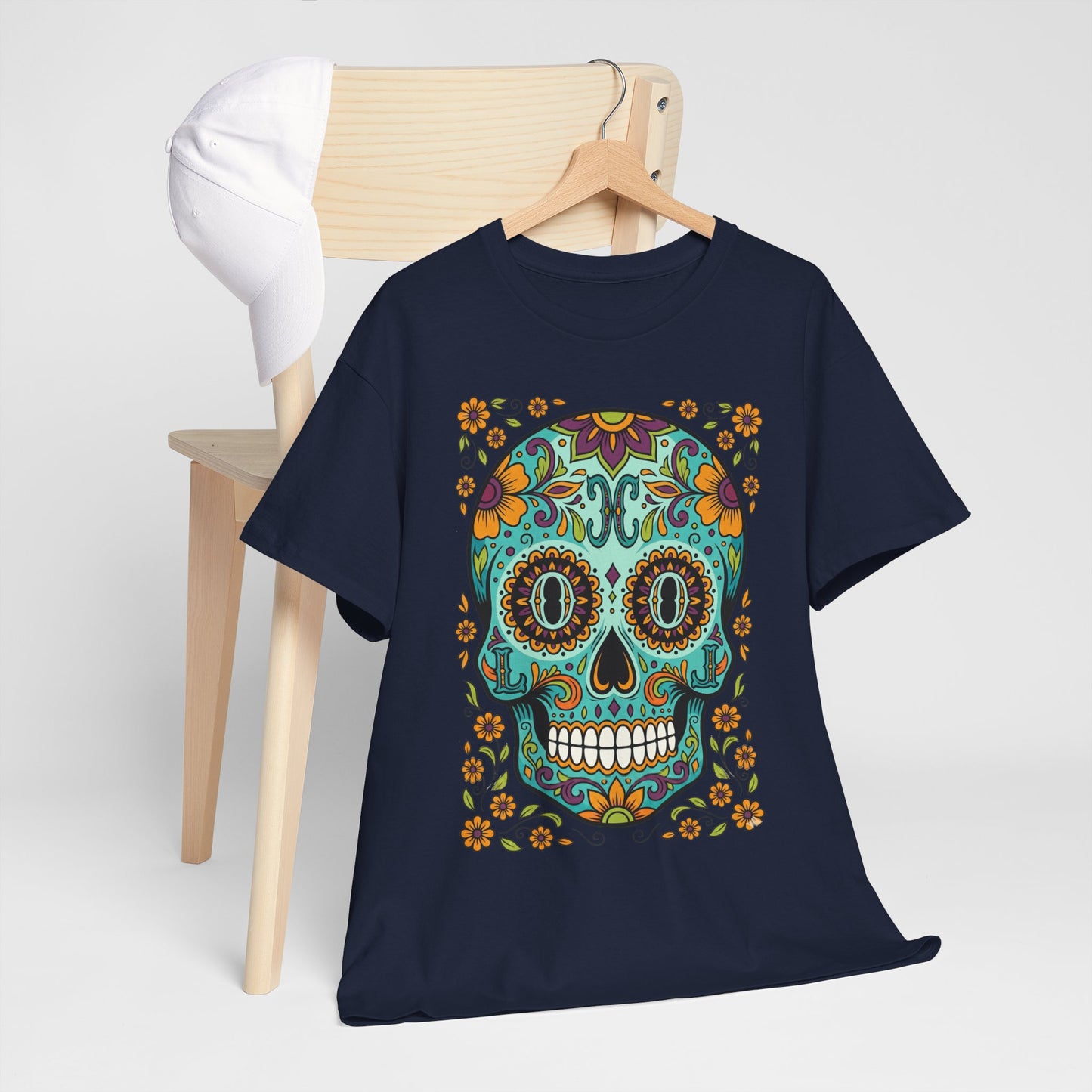 Mexican Loco Skull T‑Shirt — "Loco" Day of the Dead Graphic Tee